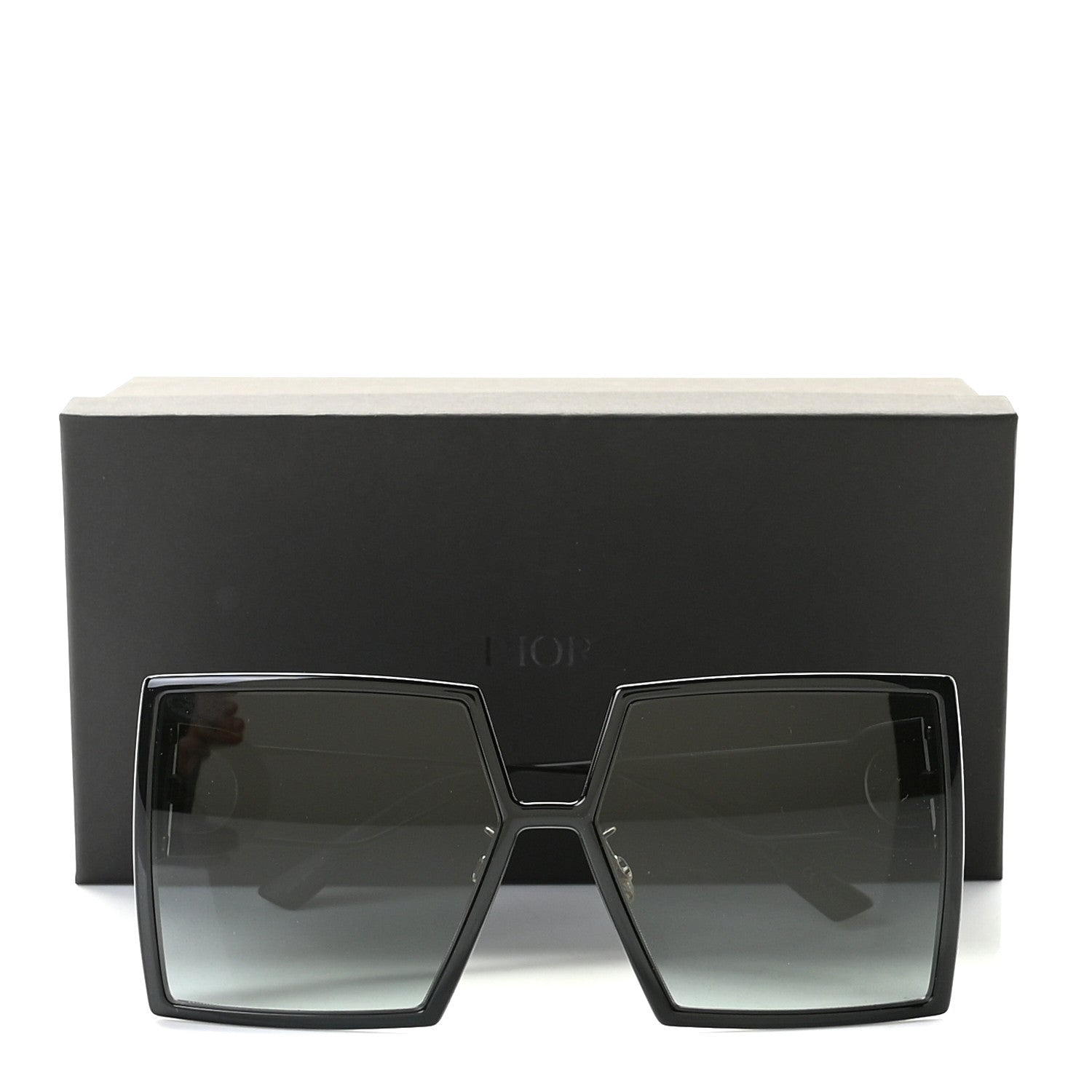 Christian Dior Square 30 Montaigne Sunglasses Black 8 of 8