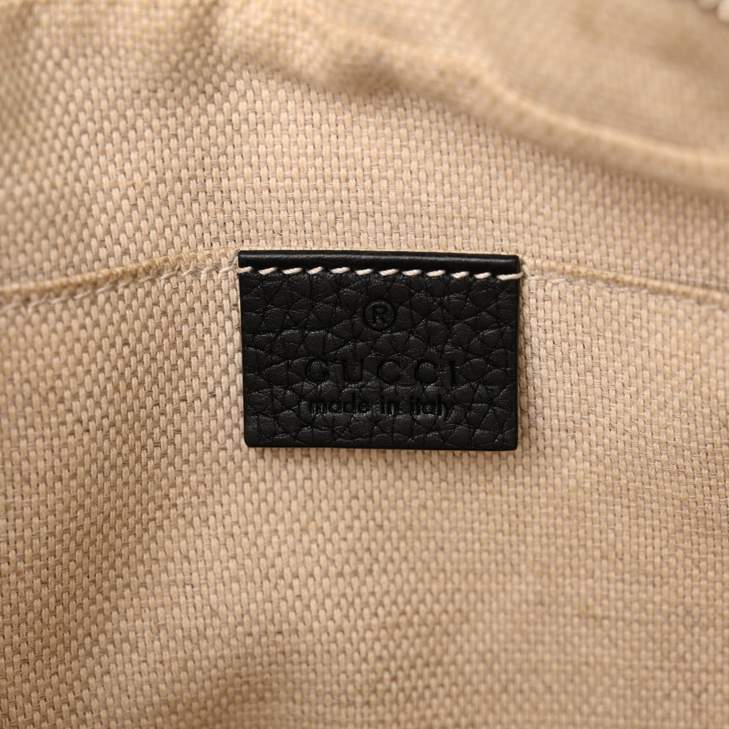 Pebbled Calfskin Small Soho Disco Bag Black