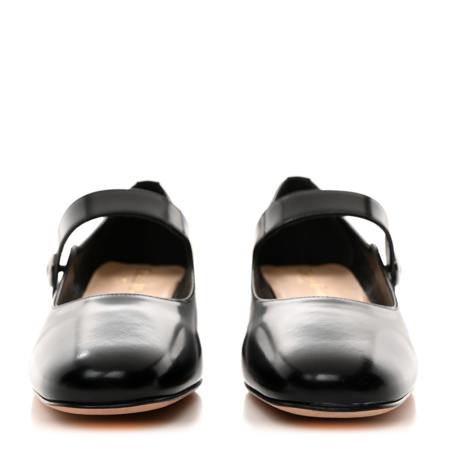 Christian Dior Brushed Calfskin Uniform 30mm Pumps 37 Black 2 of 10