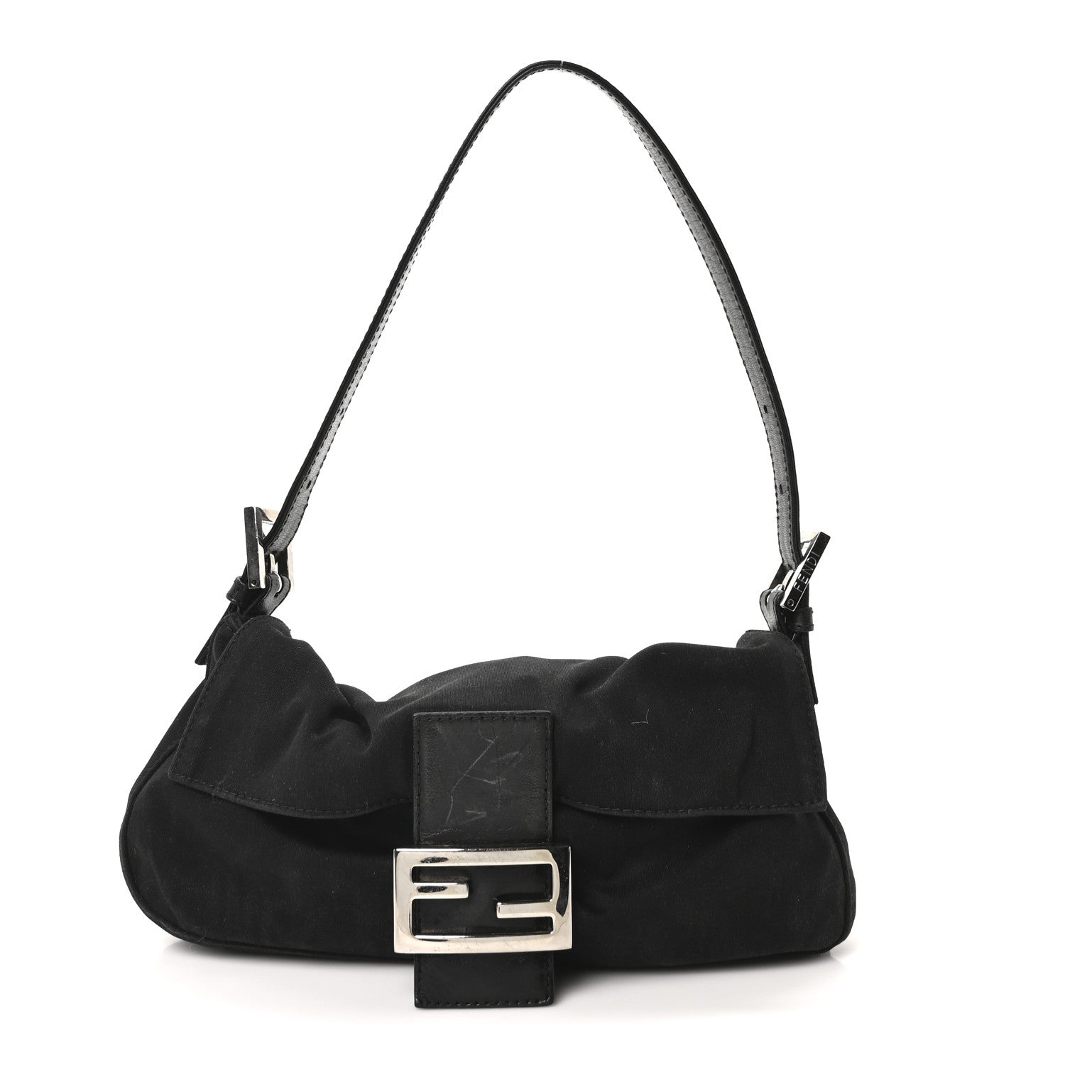Fendi Neoprene Baguette Black 1 of 9