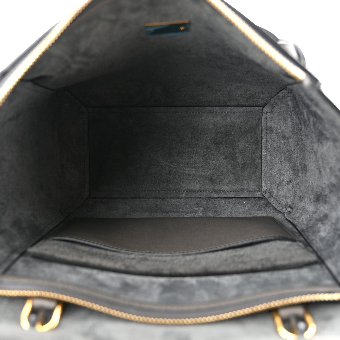 Grained Calfskin Mini Belt Bag Grey