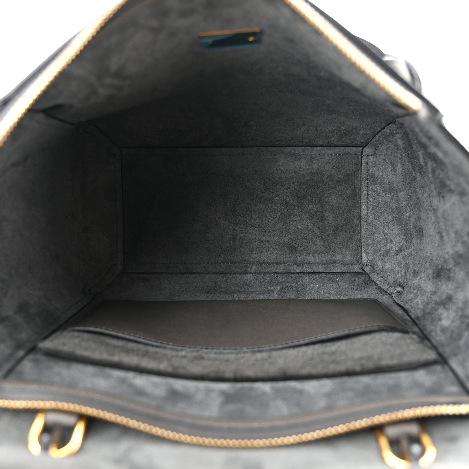 Celine Grained Calfskin Mini Belt Bag Grey 5 of 10