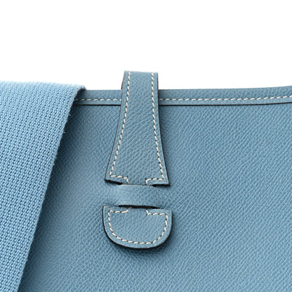 Hermes Epsom Evelyne PM Blue Jean 8 of 13