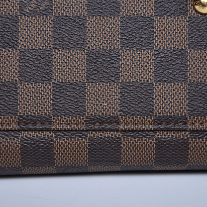 Louis Vuitton Cuir Taurillon Damier Ebene Normandy Black 9 of 14