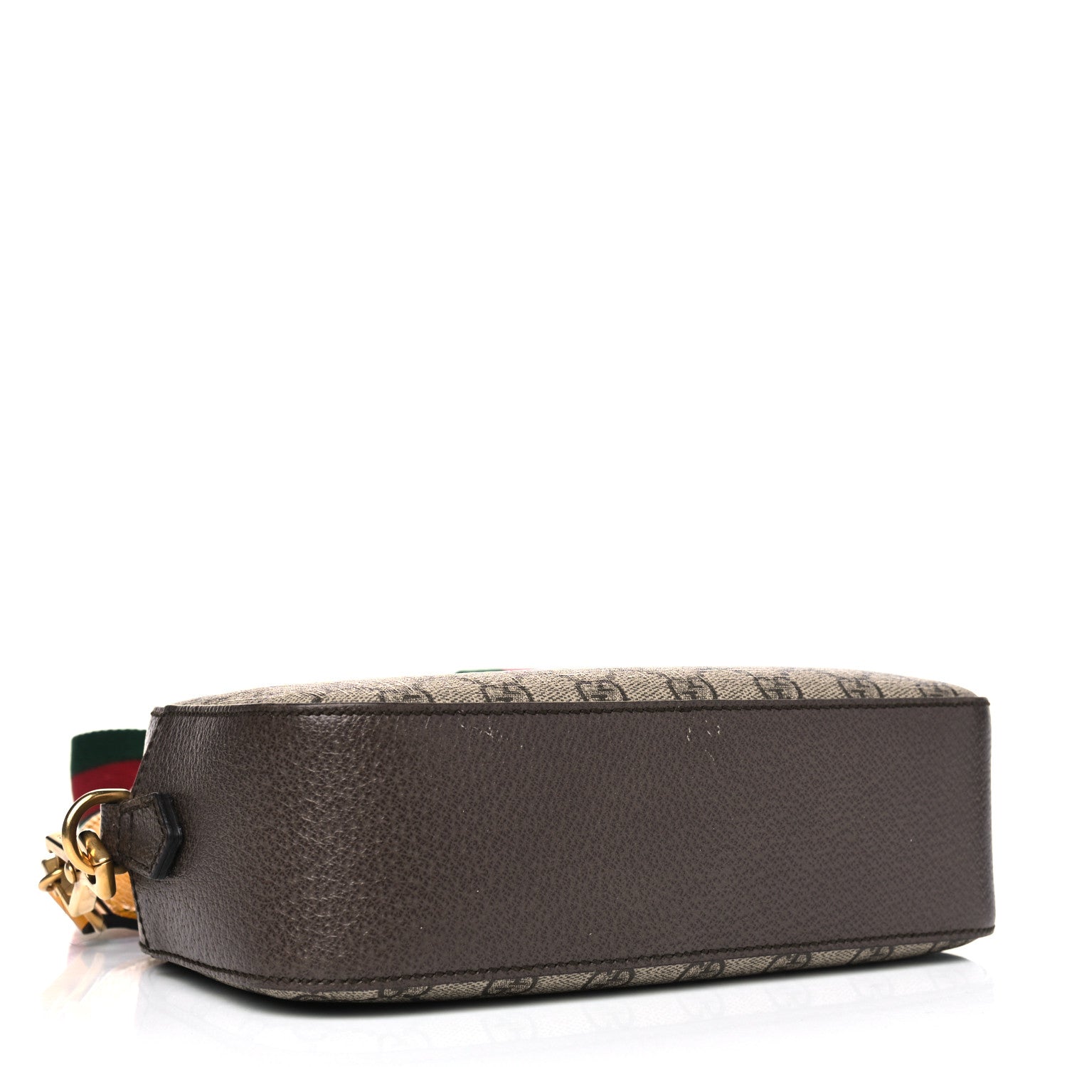 Gucci GG Supreme Monogram Web Neo Vintage Shoulder Bag Beige New Acero Crop 3 of 6