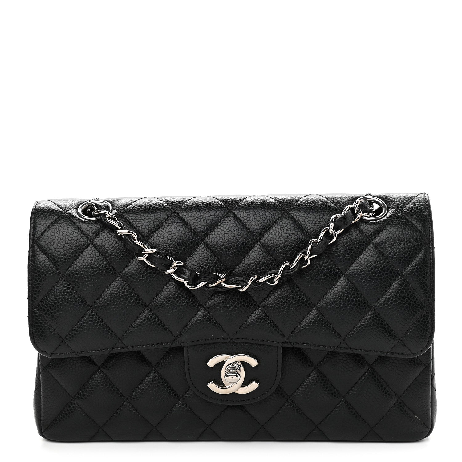 Chanel Caviar Quilted Small Double Flap Black 1 of 9