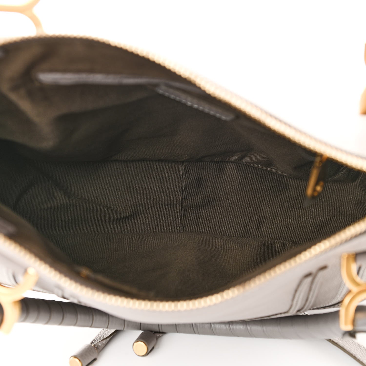 Chloe Calfskin Medium Marcie Satchel Cashmere Grey 5 of 11