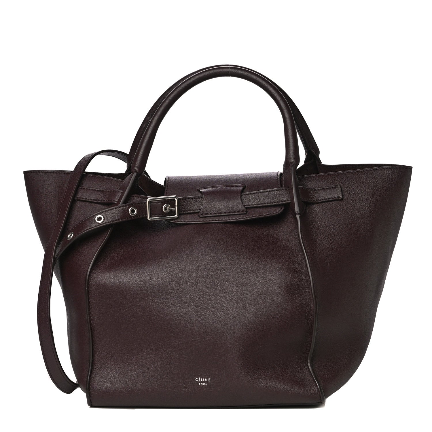 Celine Smooth Calfskin Small Big Bag Burgundy 1 of 23
