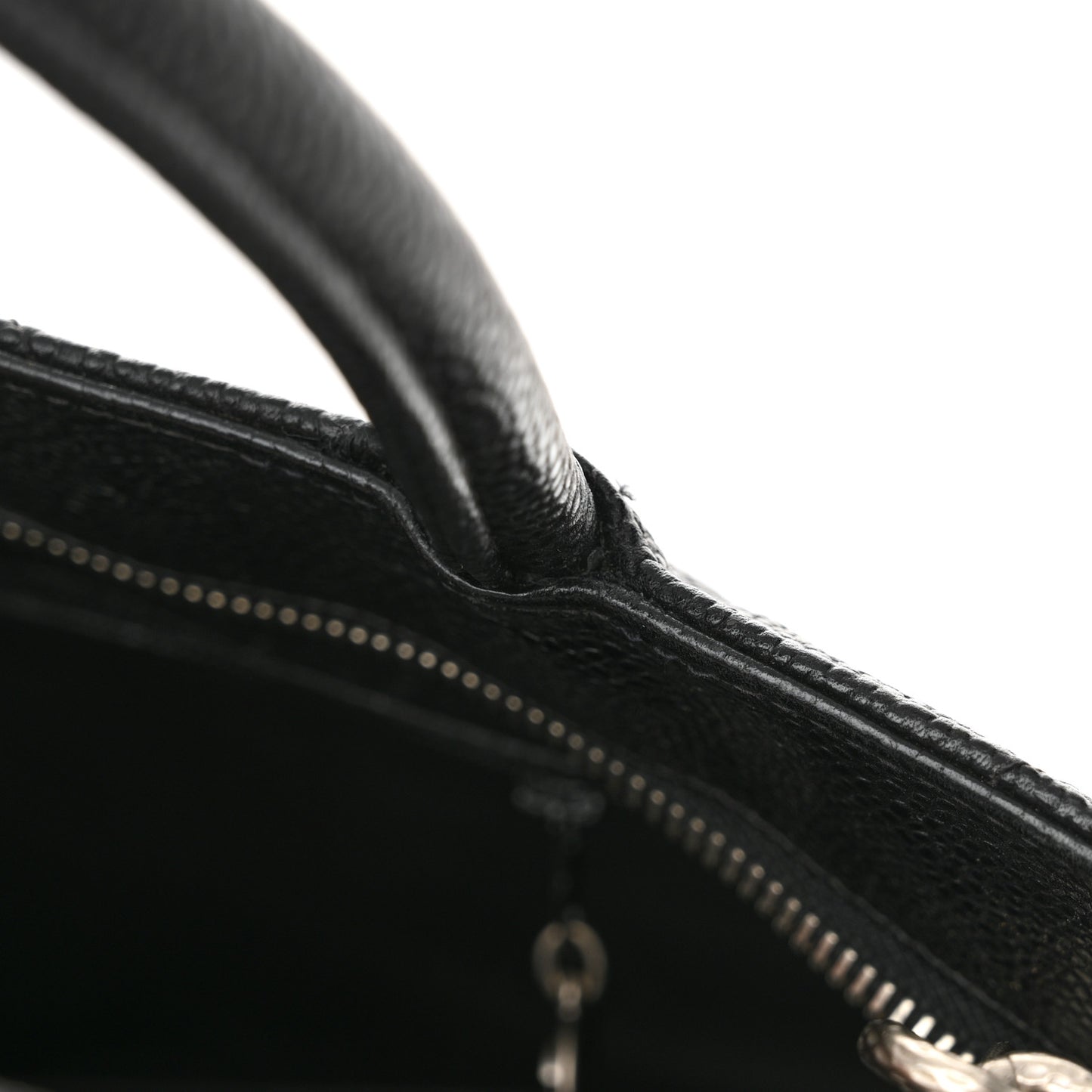 Caviar Quilted Medallion Tote Black