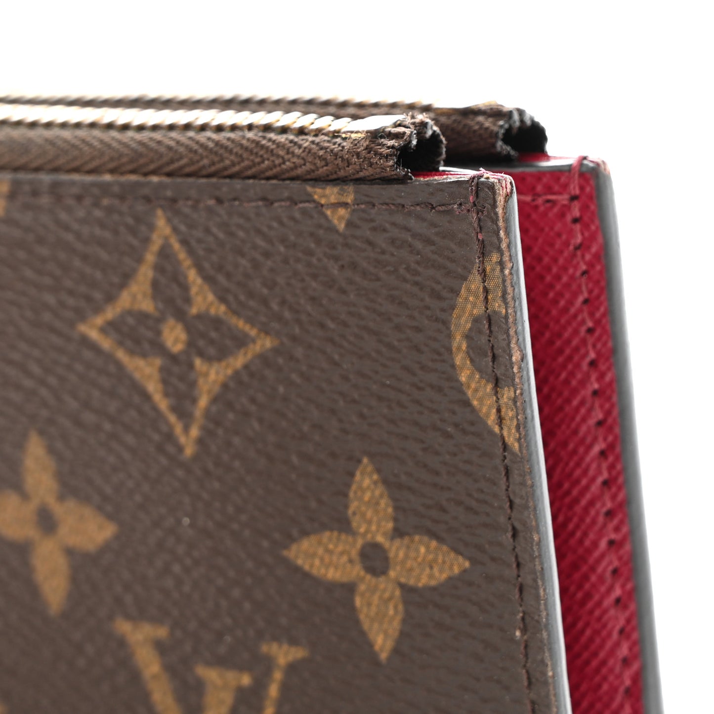 Monogram Adele Compact Wallet Fuchsia