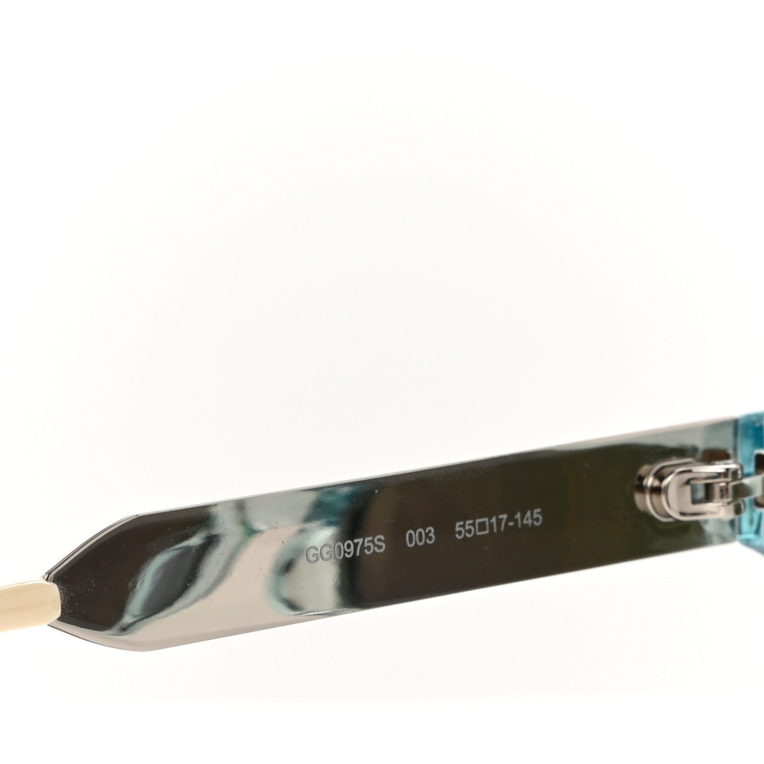 Gucci Acetate Sunglasses GG0975S Blue Green 5 of 7