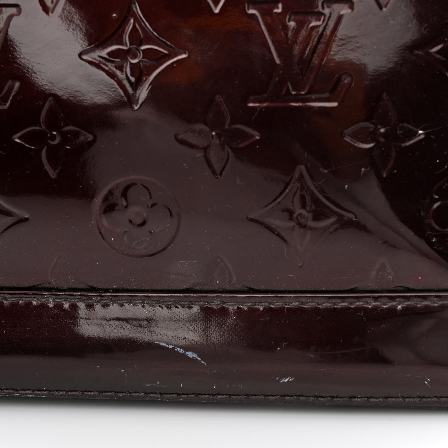 Louis Vuitton Vernis Alma PM Amarante 14 of 17