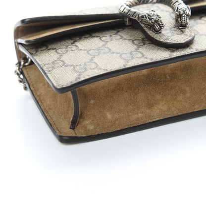 Gucci GG Supreme Monogram Super Mini Dionysus Shoulder Bag Taupe 10 of 12