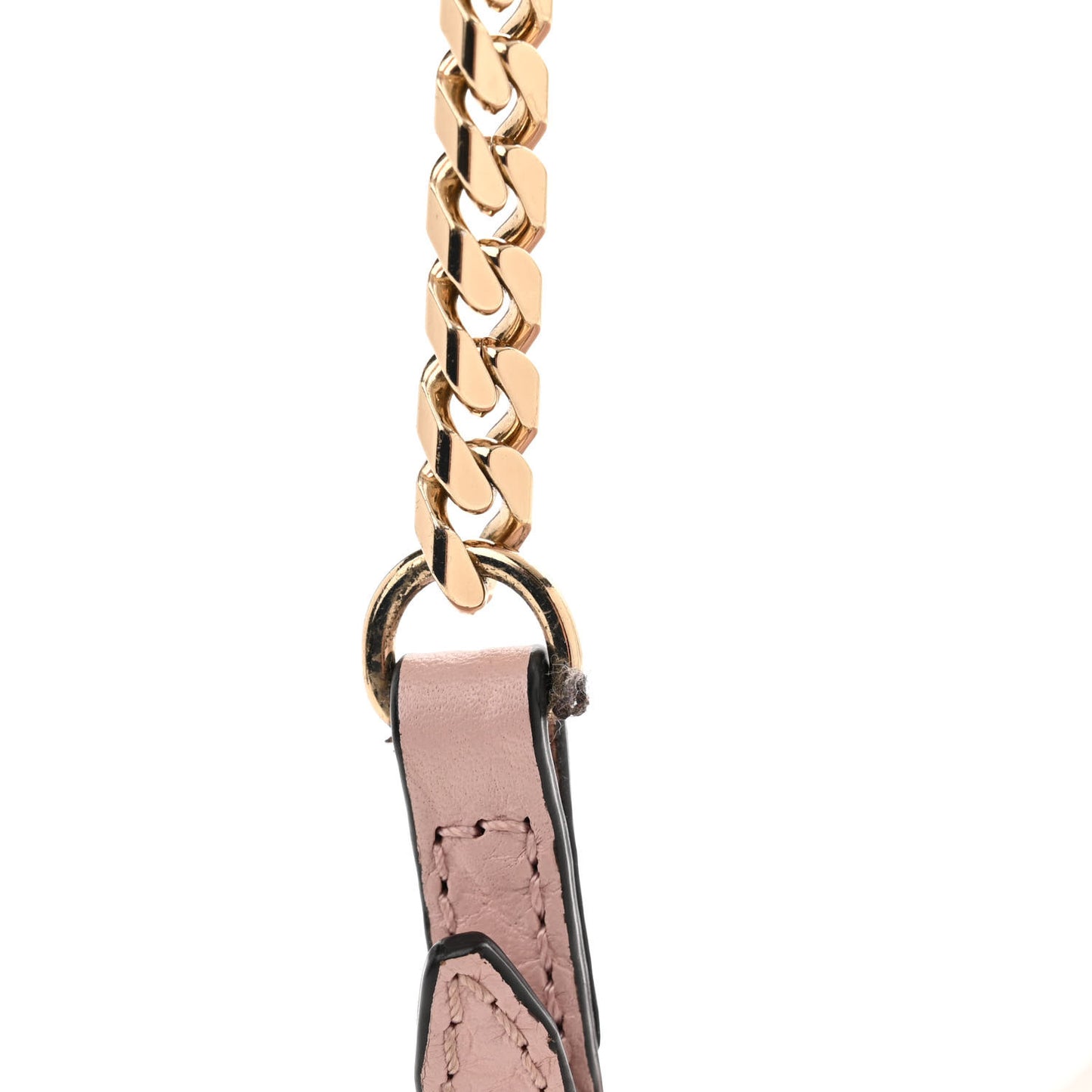 Signature Grain Calfskin Check Embossed Peyton Crossbody Clutch Bag Pale Orchid