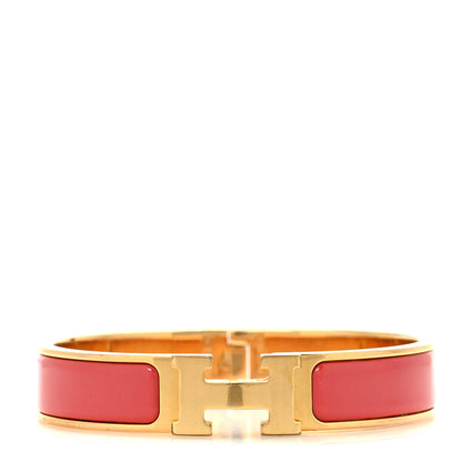 Hermes Enamel Narrow Clic Clac H Bracelet 1 of 5