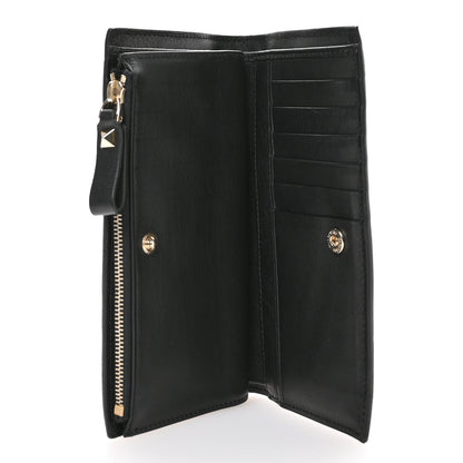 Valentino Garavani Calfskin Rockstud Continental Wallet Black 5 of 8