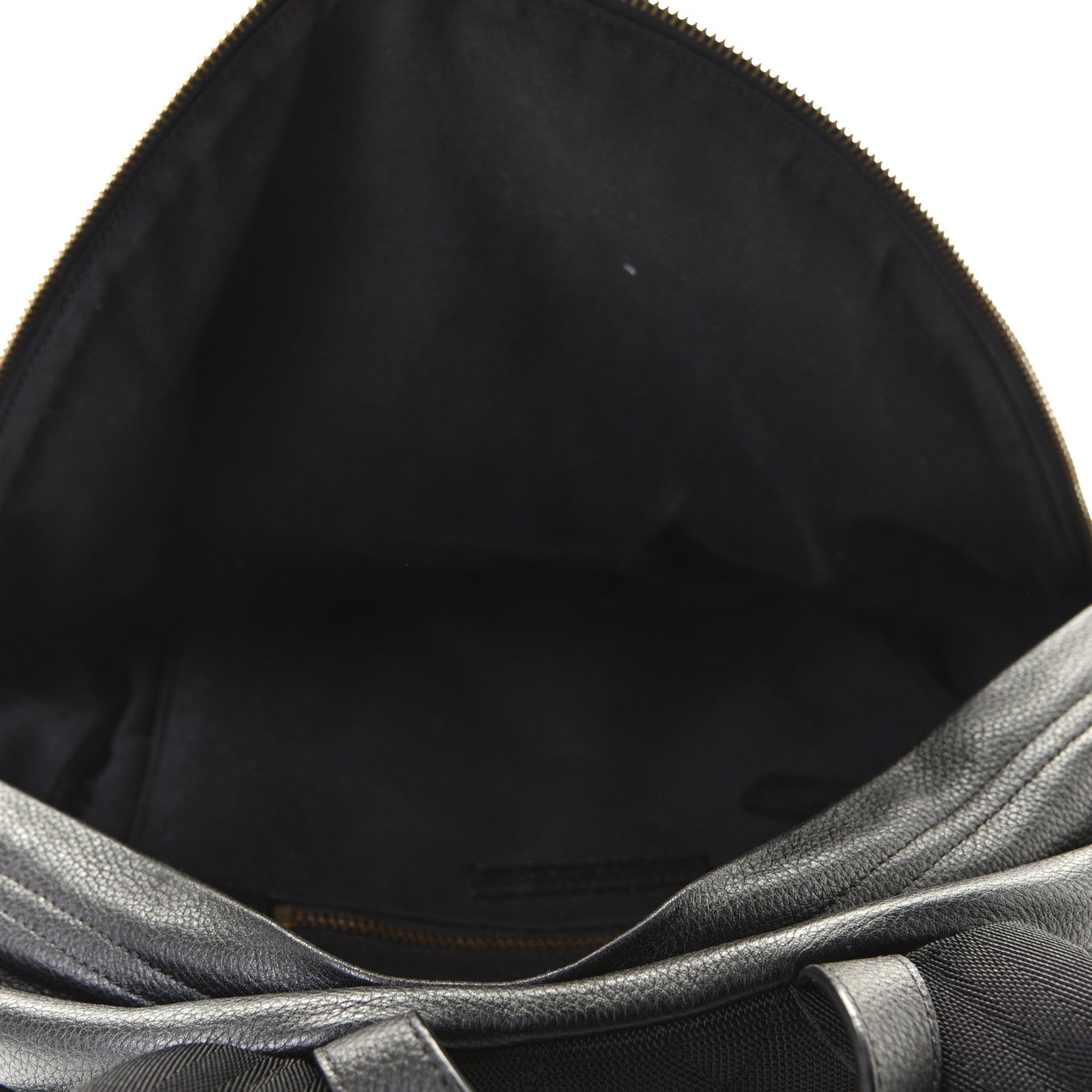 Burberry Mega Check Calfskin Abbeydale Simple Backpack Black Camel 9 of 10