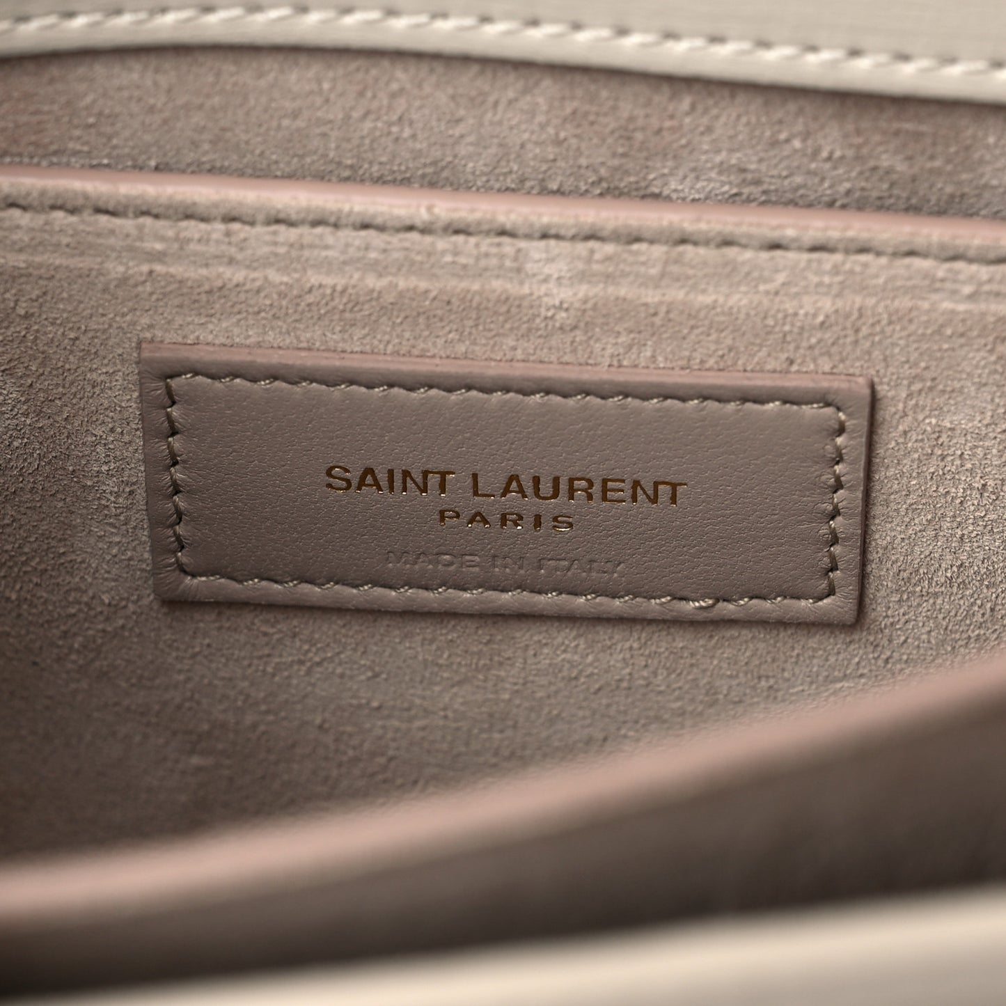 Smooth Calfskin Medium Monogram Sunset Satchel Blanc Vintage