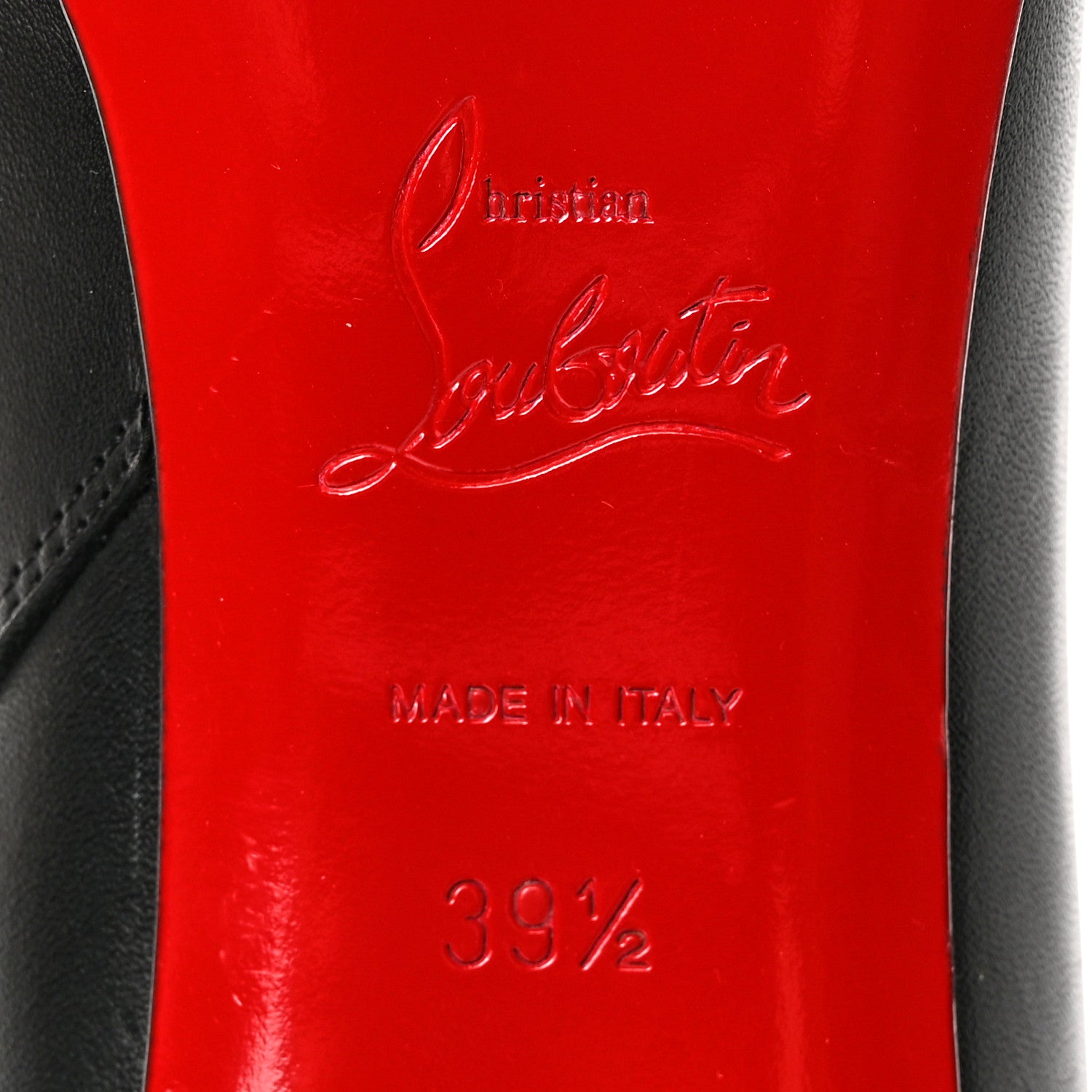 Christian Louboutin Calfskin Kate Botta 85 Knee-High Boots 39.5 Black 6 of 15