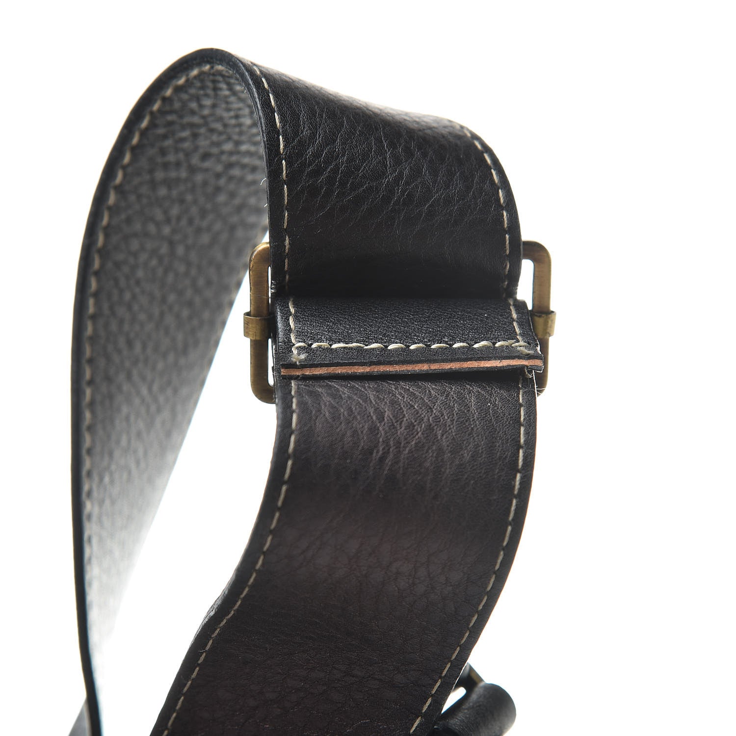 Christian Dior Calfskin Baudrier Saddle Bag Black 12 of 13
