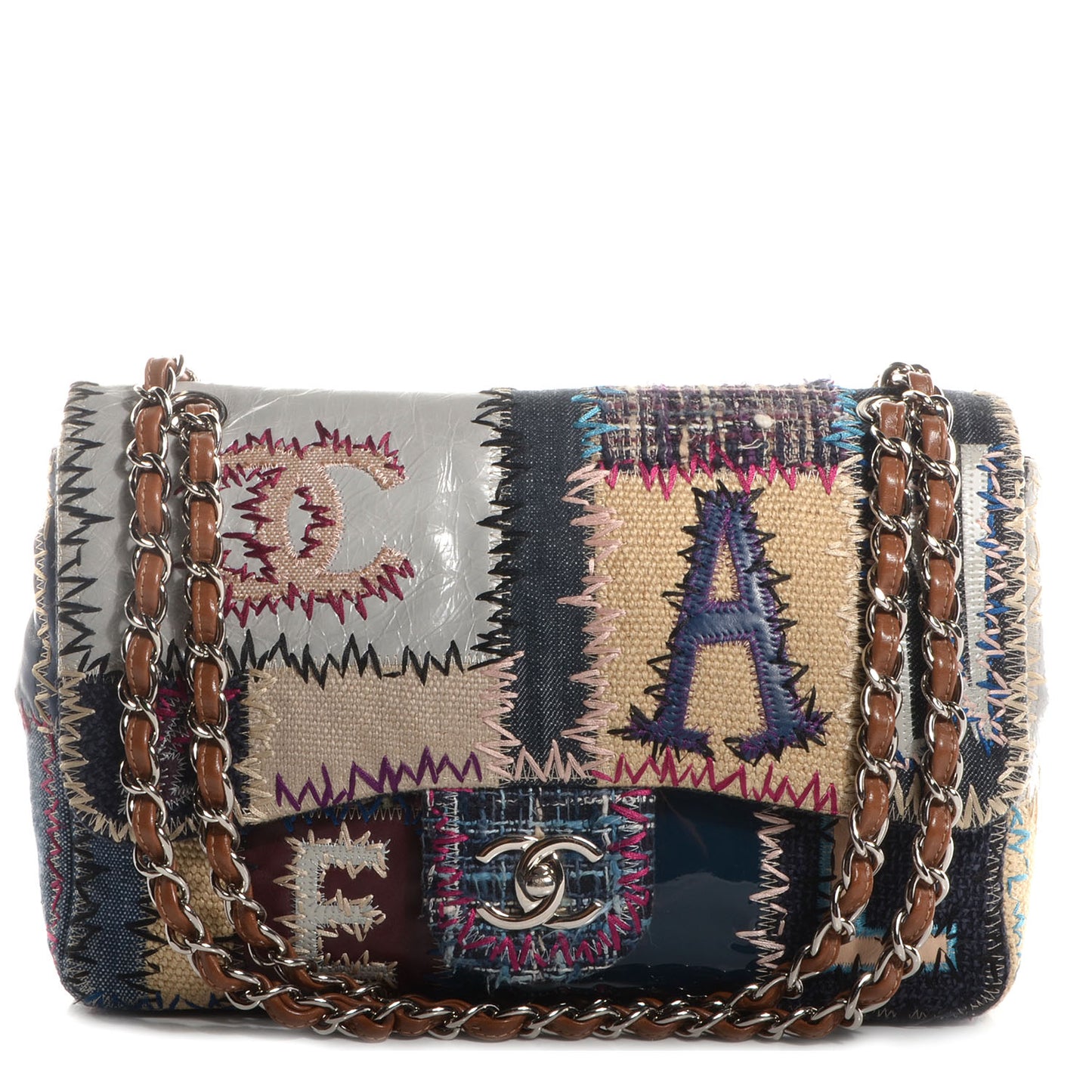 Patchwork Jumbo Flap Multicolor
