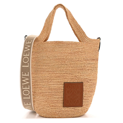 Loewe Raffia Mini Slit Tote Bag Natural Tan 1 of 11