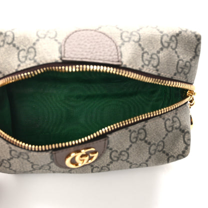 Gucci Soft GG Supreme Monogram Calfskin Medium Ophidia Cosmetic Case Beige Ebony New Acero 5 of 11