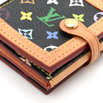 Louis Vuitton Monogram Multicolor 4 Photo Frame Wallet Black 8 of 10