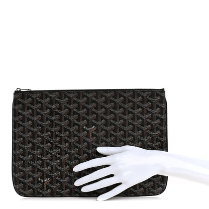 Goyard Goyardine Senat Pochette MM Black 2 of 8