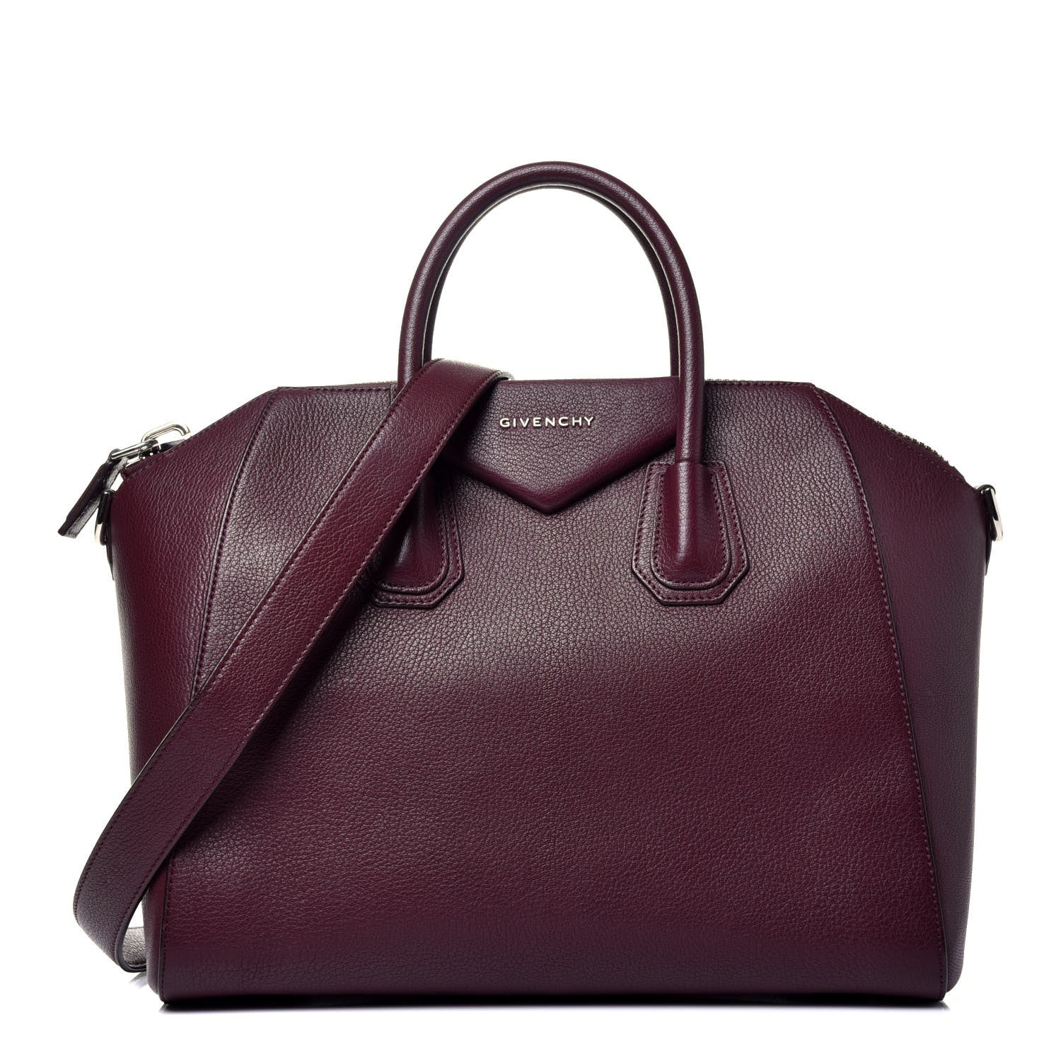 Givenchy Sugar Goatskin Medium Antigona Oxblood 1 of 9