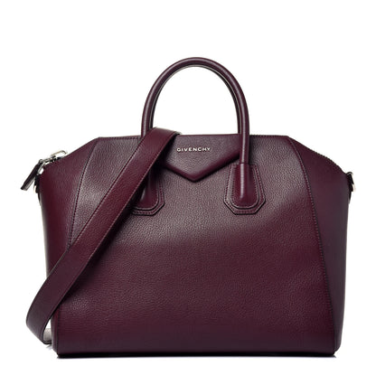 Givenchy Sugar Goatskin Medium Antigona Oxblood 1 of 9