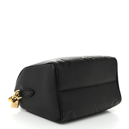 Louis Vuitton Empreinte Monogram Giant Speedy Bandouliere 25 Black 4 of 10