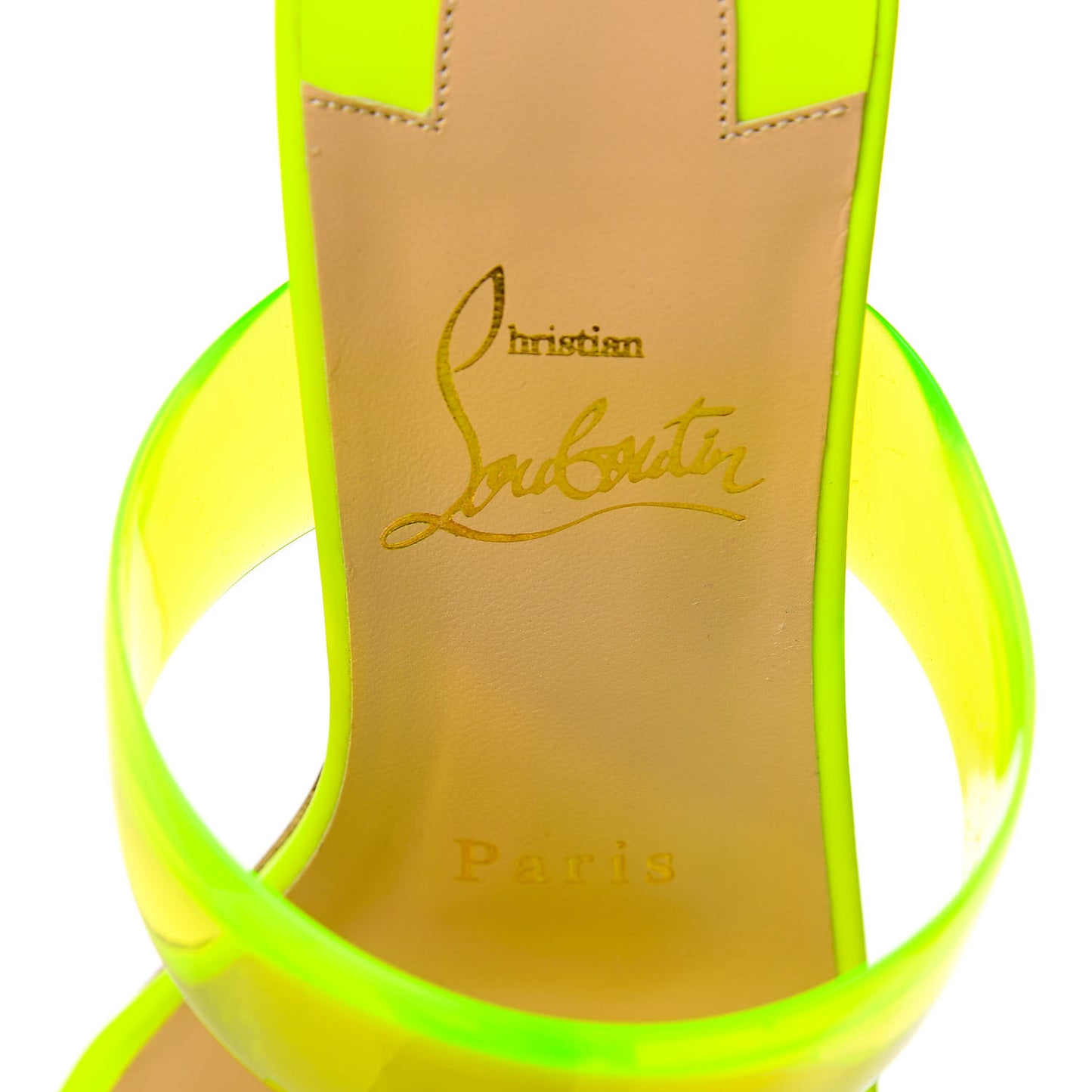 PVC Ovida 85 Slide Sandals 36 Yellow
