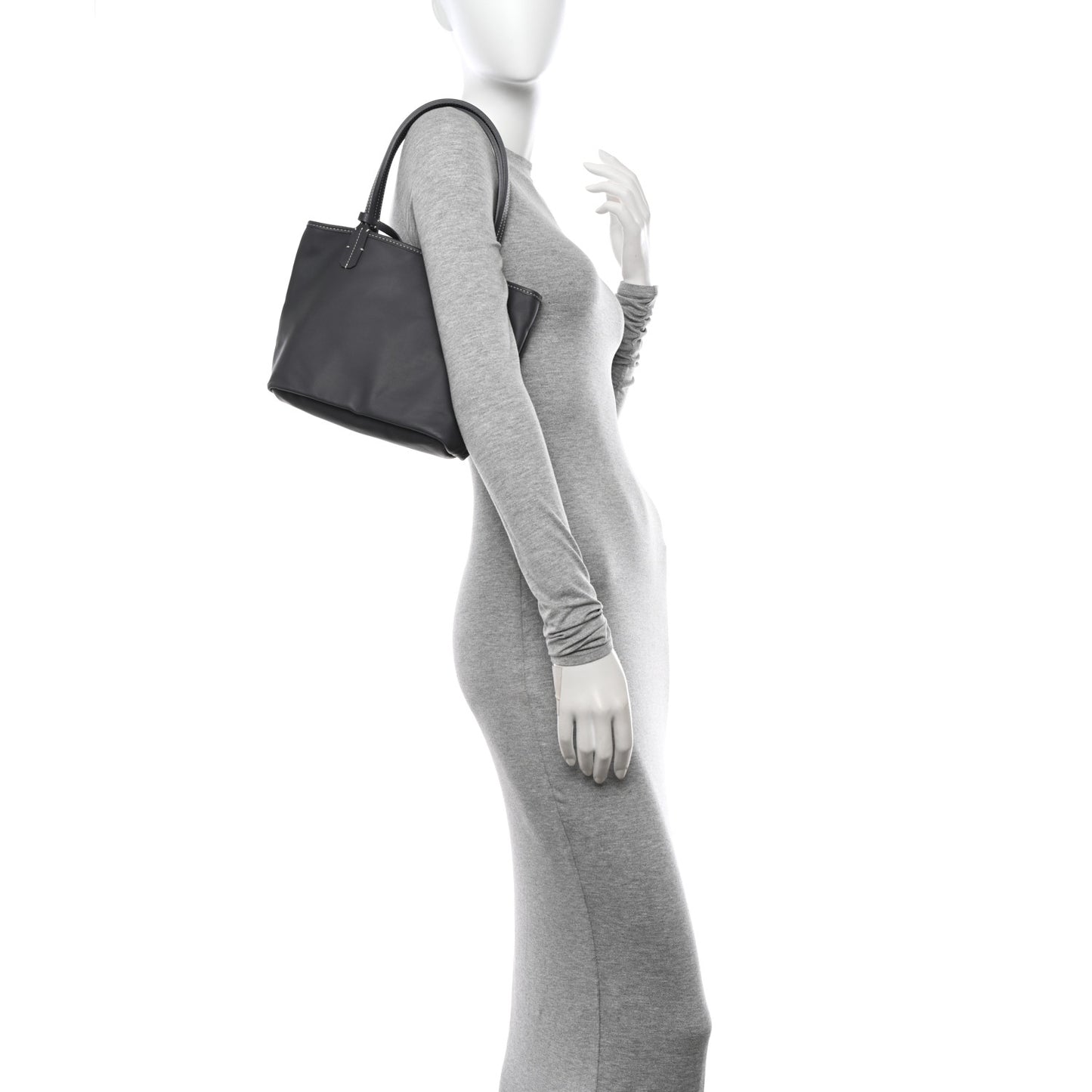 Goyardine Reversible Mini Anjou Grey