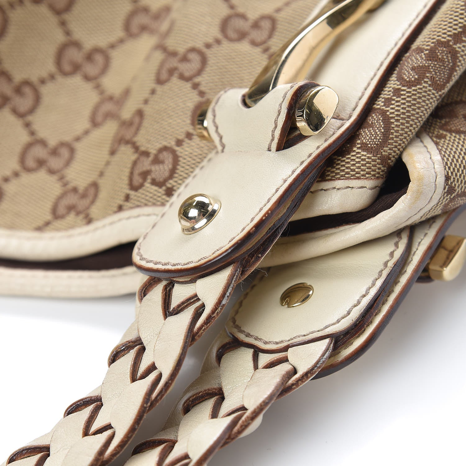 Gucci Monogram Medium Pelham Shoulder Bag Off White 9 of 13