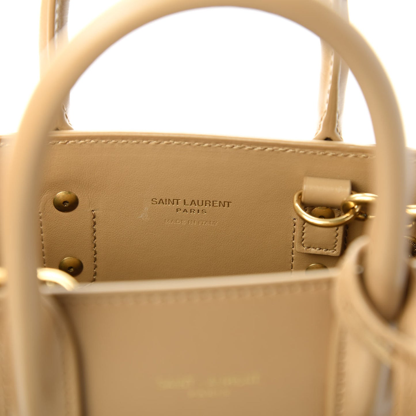Calfskin Nano Sac De Jour Dark Beige