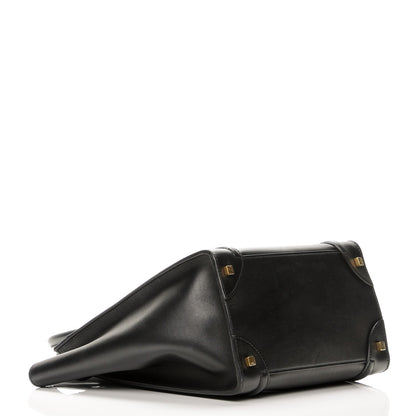 Celine Smooth Calfskin Mini Luggage Black 4 of 6