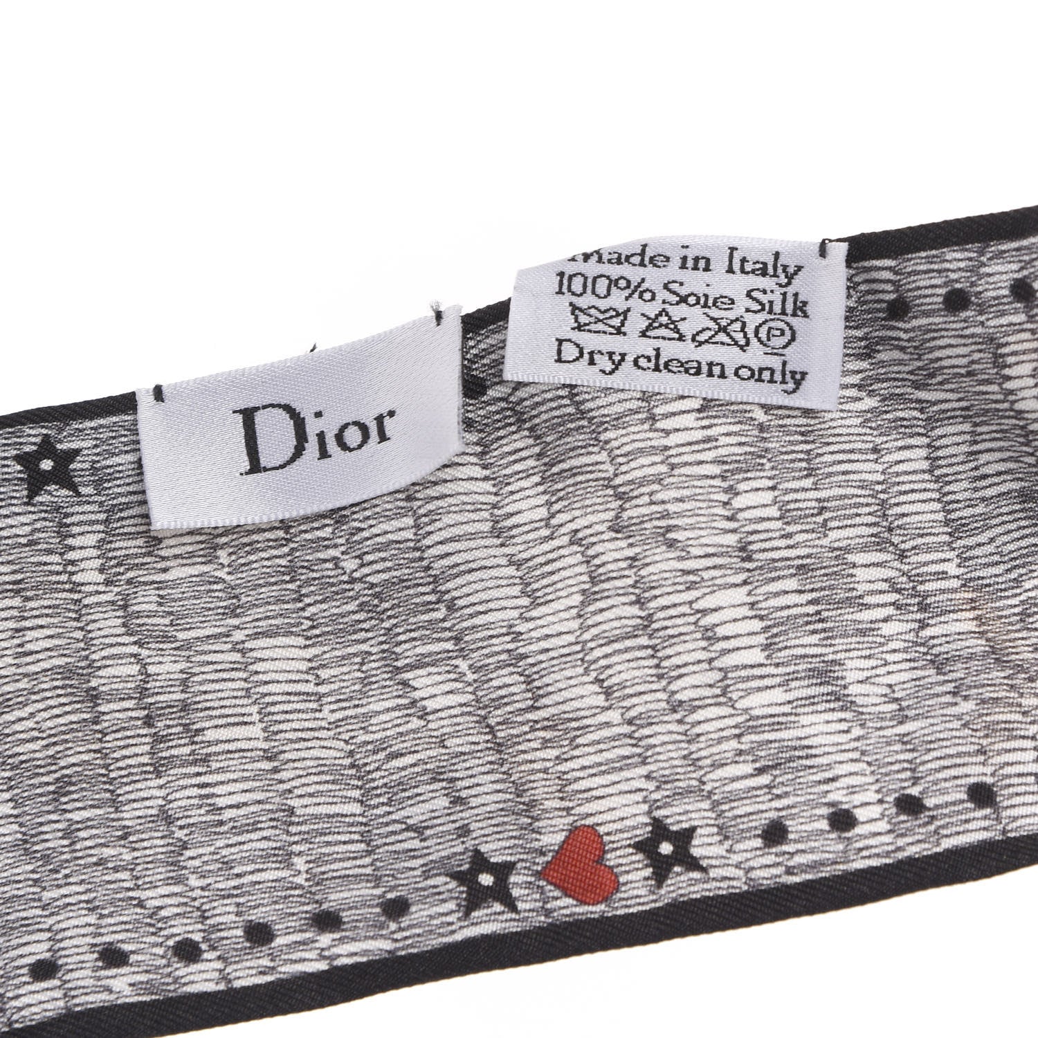 Christian Dior Silk L'Amoureux Mitzah Scarf 2 of 3