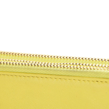 Celine Lambskin Small Trio Crossbody Bag Fluo Yellow 10 of 11