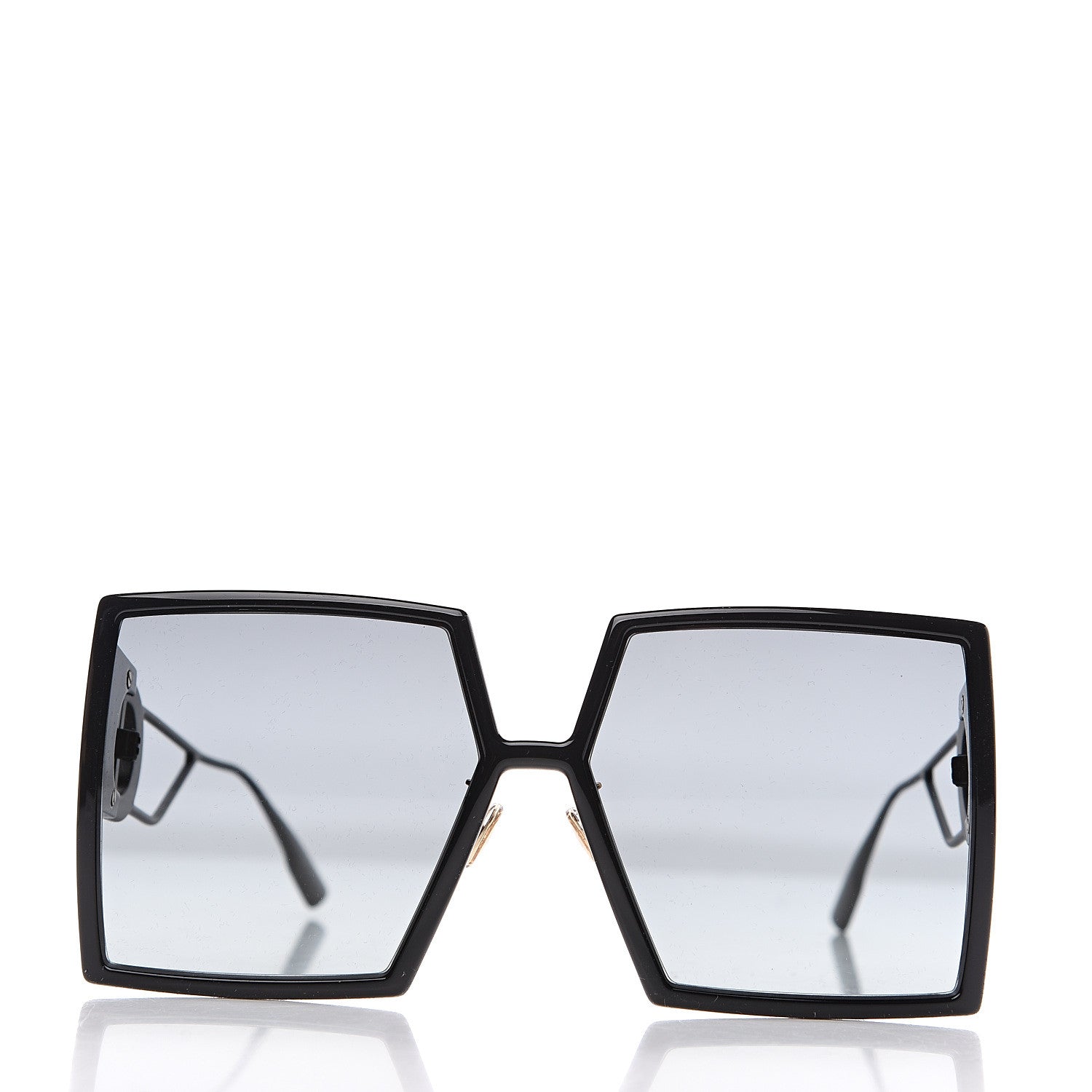 Christian Dior Square 30 Montaigne Sunglasses Black 2 of 8