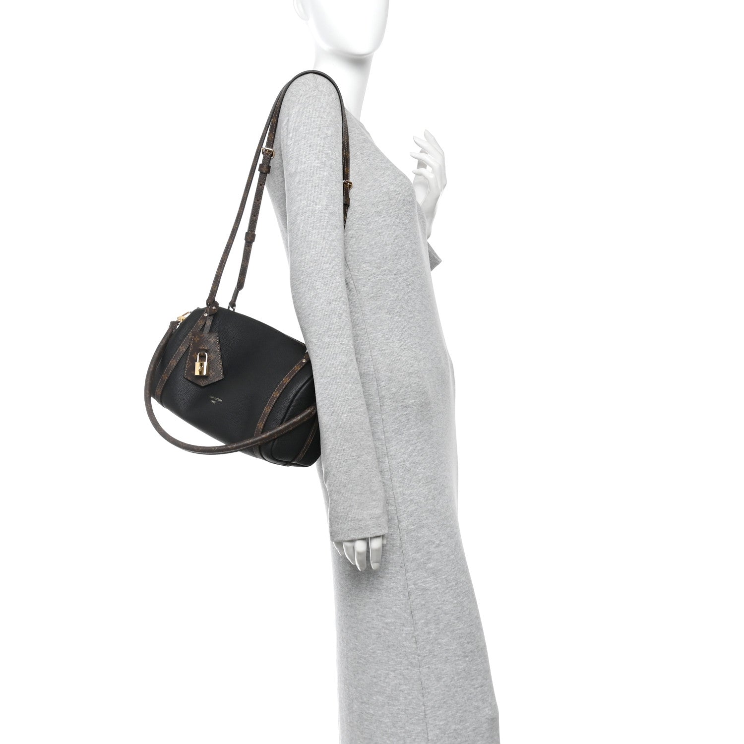 Louis Vuitton Calfskin Monogram Express PM Black 2 of 9