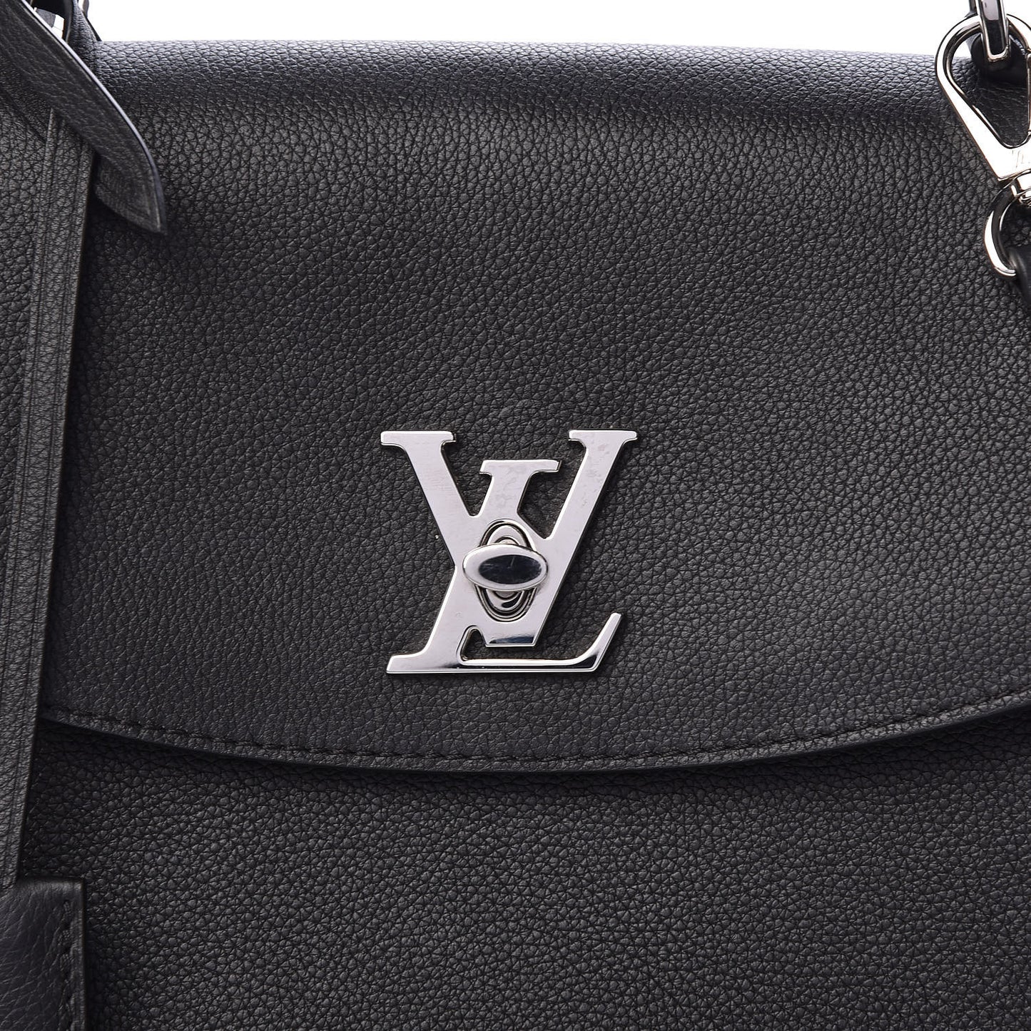 Soft Calfskin Lockme Ever Black