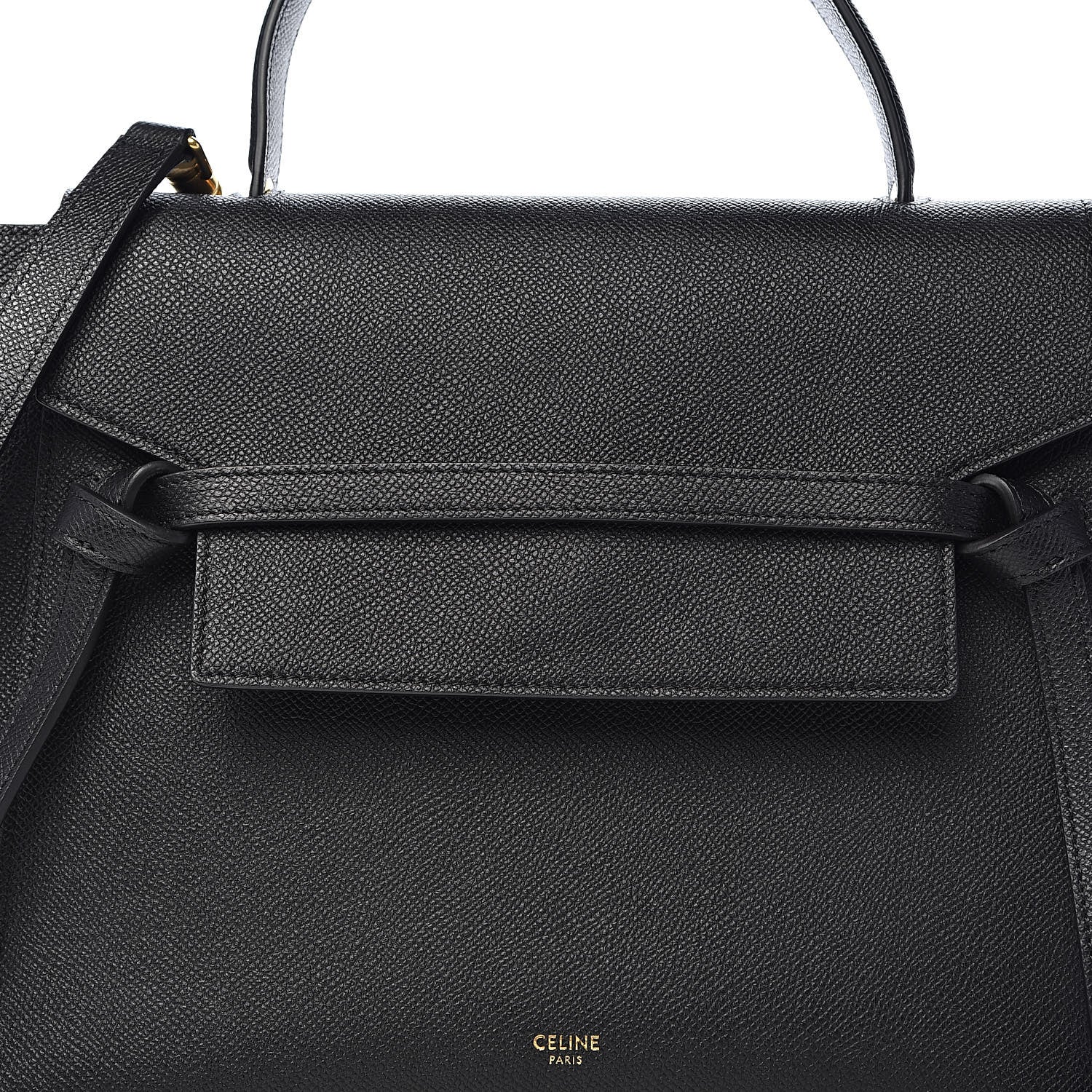 Celine Grained Calfskin Mini Belt Bag Black 13 of 13