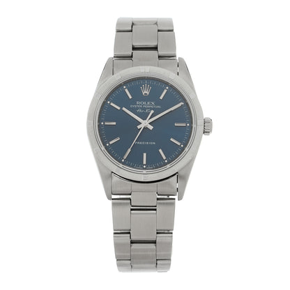 Rolex Stainless Steel 34mm Oyster Perpetual Air-King Precision Watch Blue 14010 1 of 4