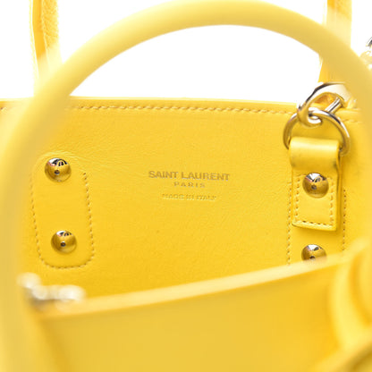 Saint Laurent Grained Calfskin Nano Sac De Jour Jaune 6 of 11