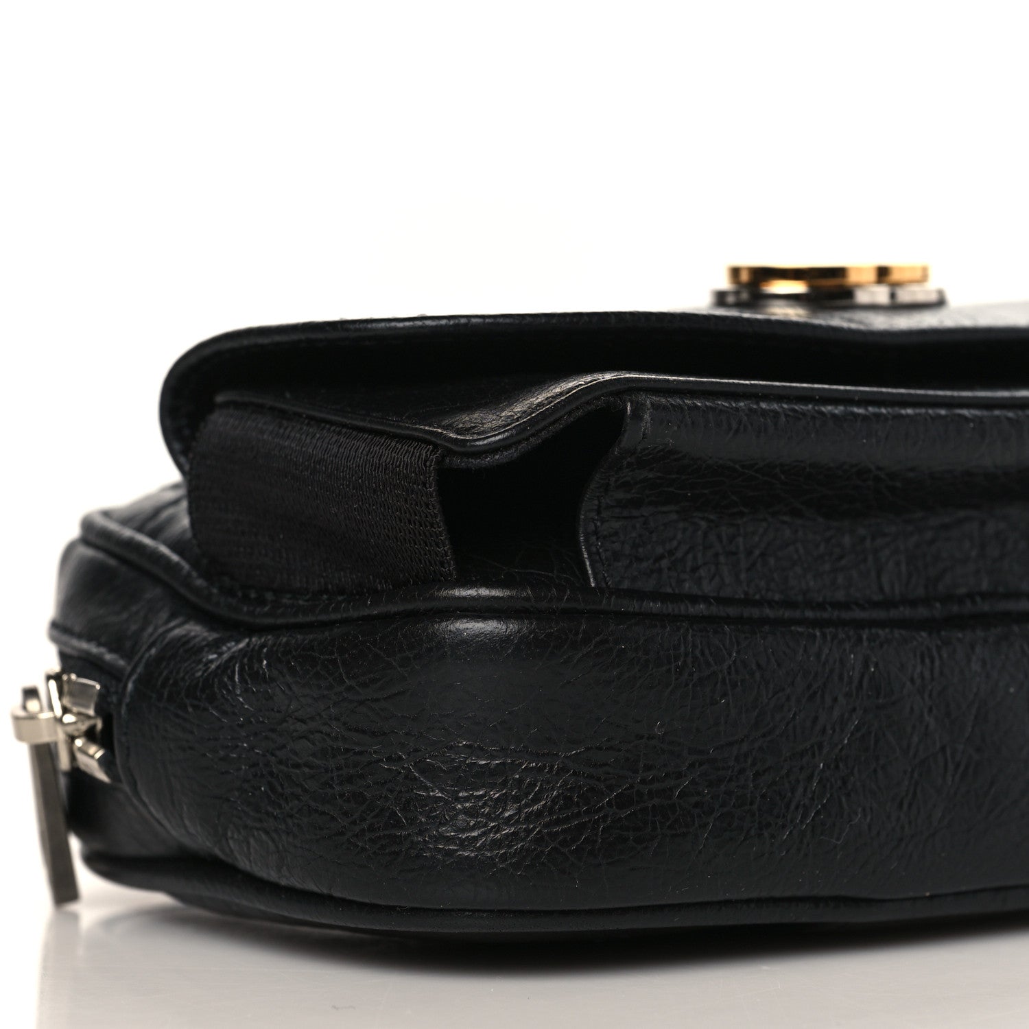 Gucci Fluffy Calfskin Mini Morpheus Belt Bag 70 28 Black 8 of 10