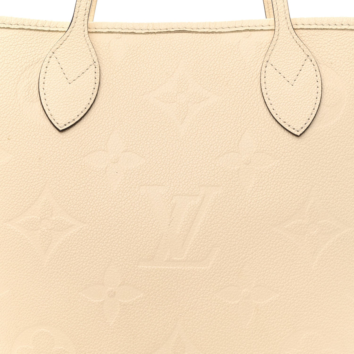 Louis Vuitton Empreinte Monogram Giant Neverfull MM Cream 9 of 15