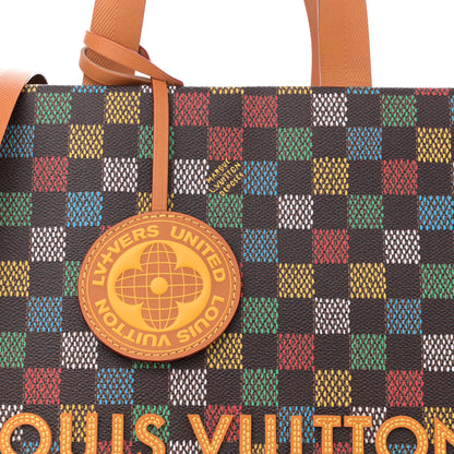 Louis Vuitton Vers Damier Ebene Shopper Bag MM Multicolor 7 of 9