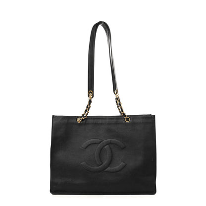 Chanel Caviar CC Tote Black 1 of 14