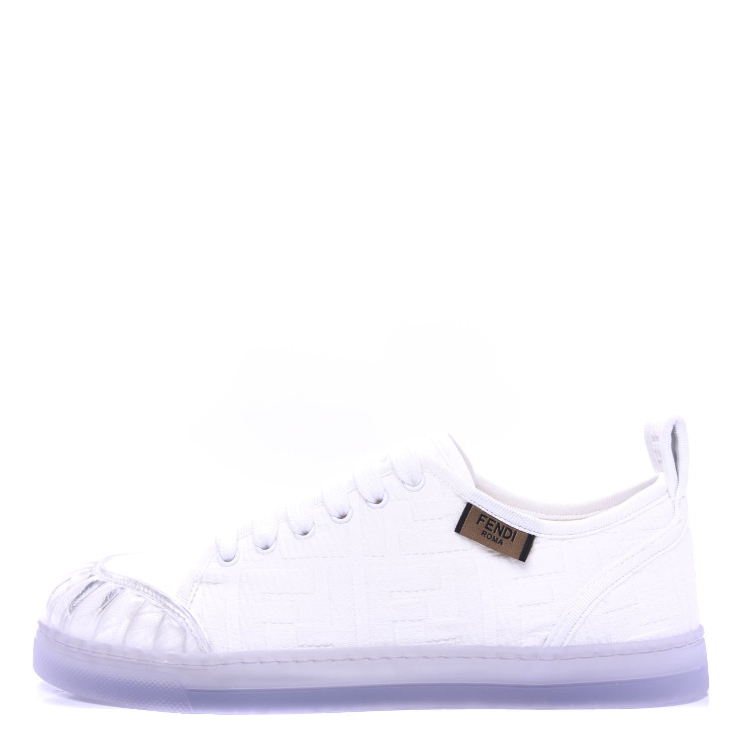 Fendi Corda FF Promenade Low Top Sneakers 35 White 1 of 10